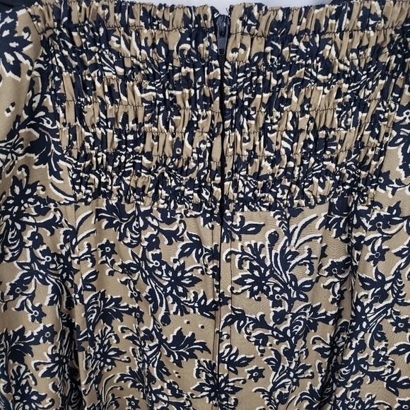 NWT R&K Originals Black and Taupe Floral Sleeveless Dress Sz 16 - Picture 9 of 12